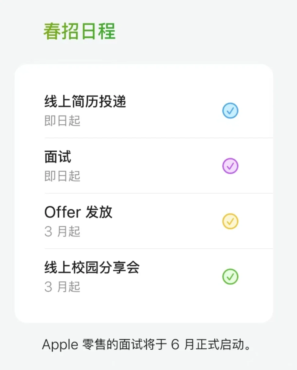 热乎乎|Apple2025春招刚发20分钟，速投