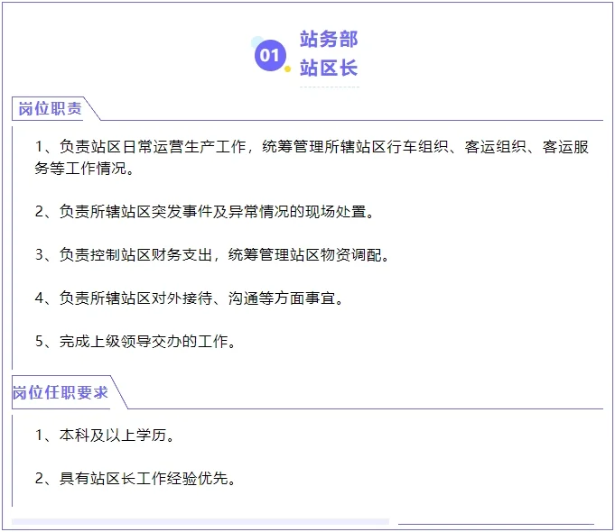 北京轨道运营公司11个岗位在招聘等你加入！