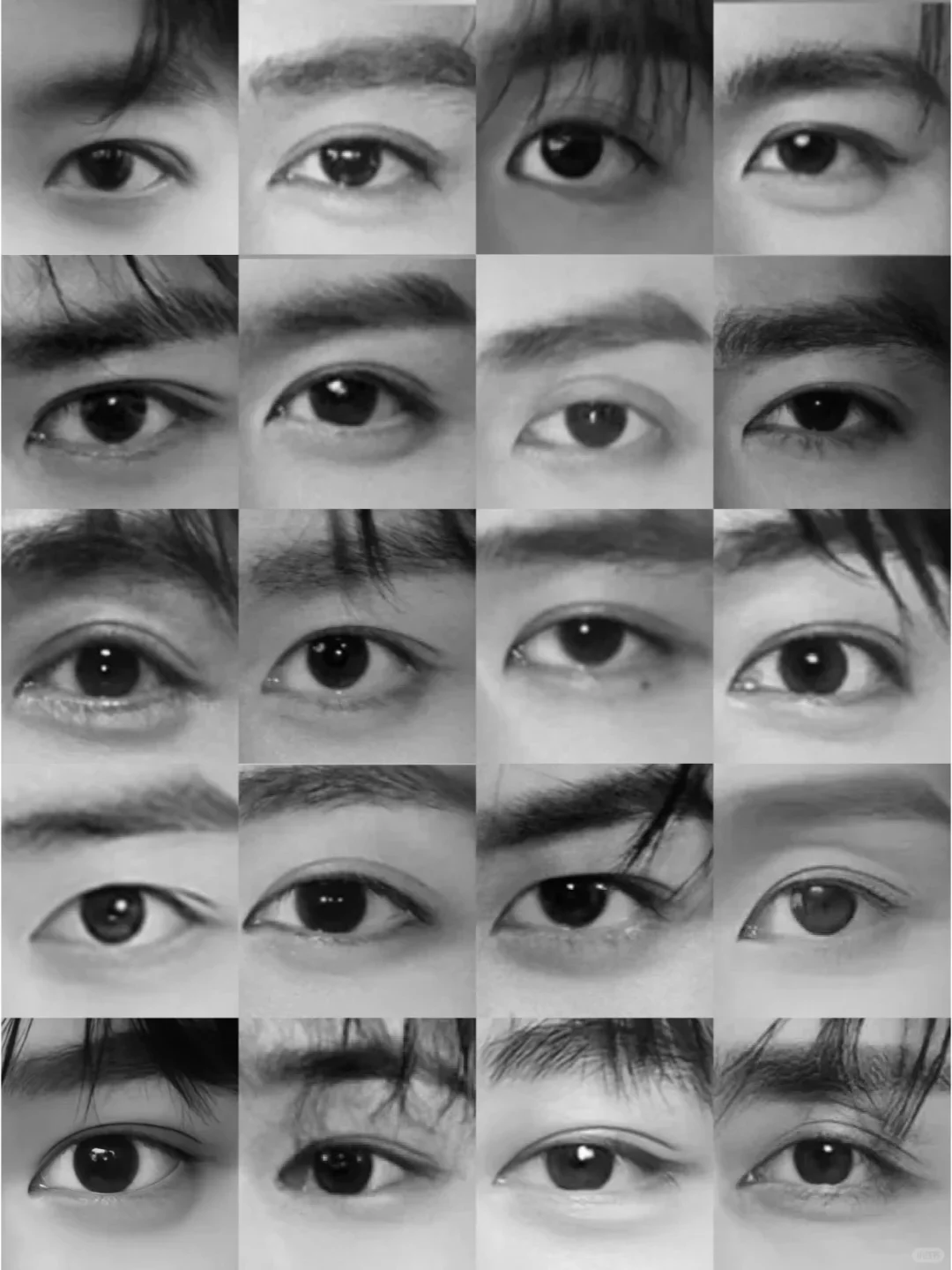 谁的眼型好，真的可以一秒锁定