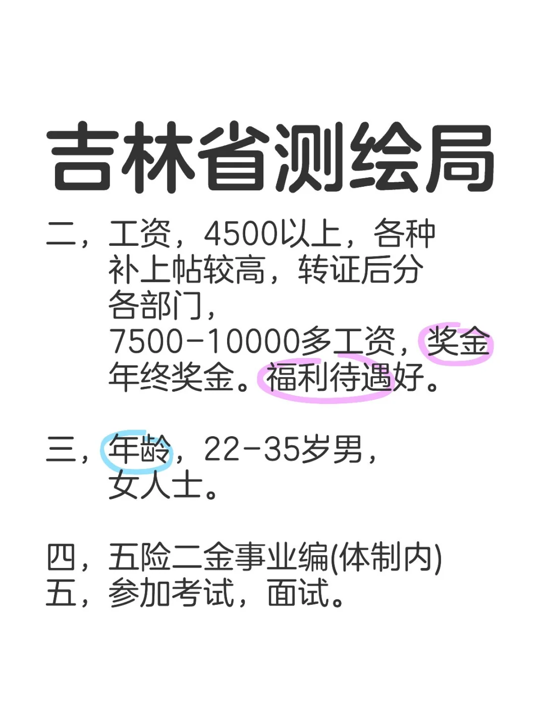 长春市吉林省测绘局2025招聘计划出
