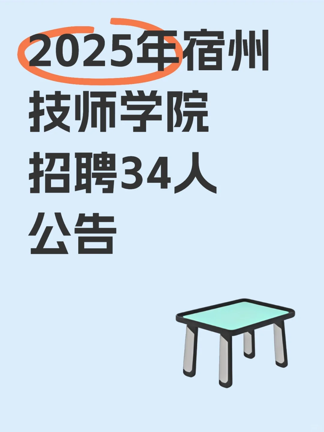 大专可报 2025年宿州技师学院招聘34人公告