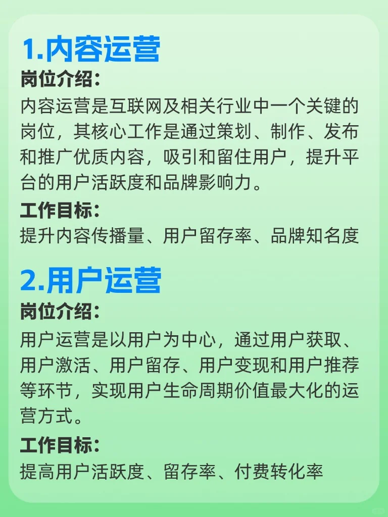8大运营岗位介绍！看完就知道你适合哪一种