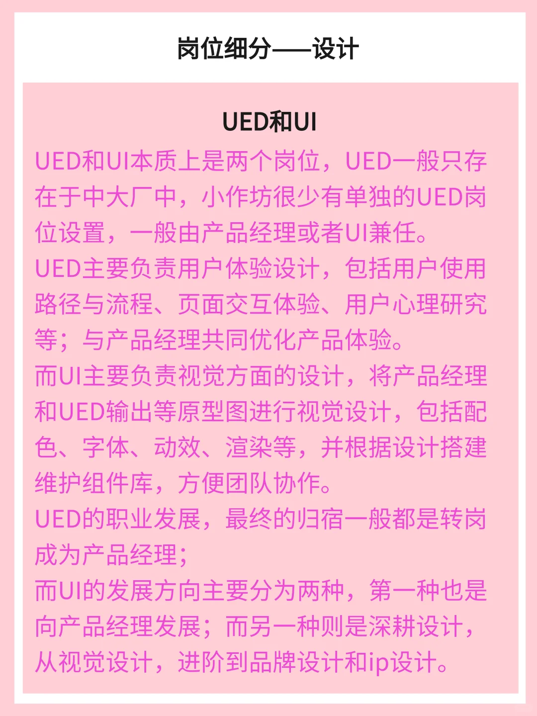 互联网民工岗位分类介绍（二）