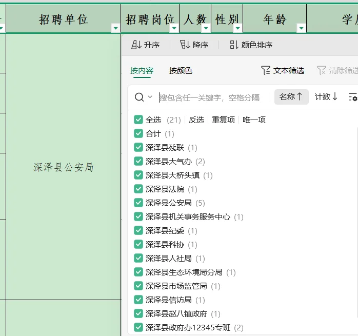深泽县公开招聘辅助工作人员75名