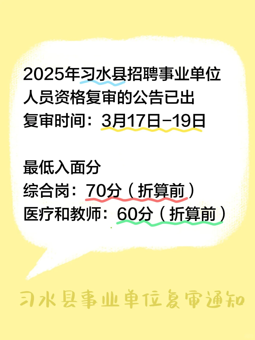 习水县事业单位人员资格复审的公告