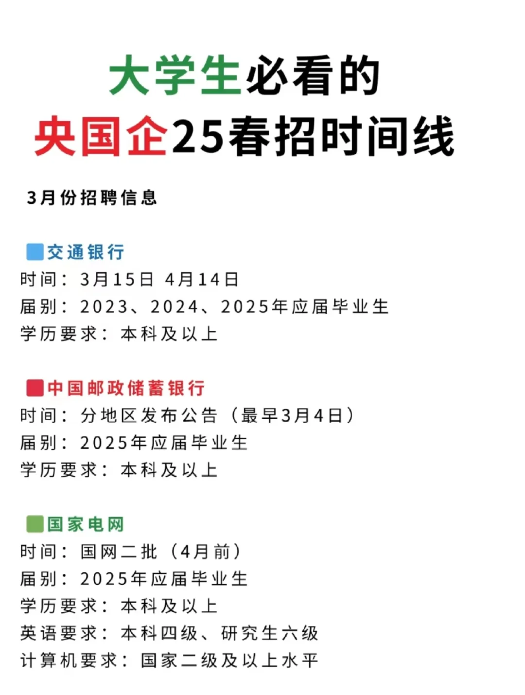 2025应届毕业生招聘