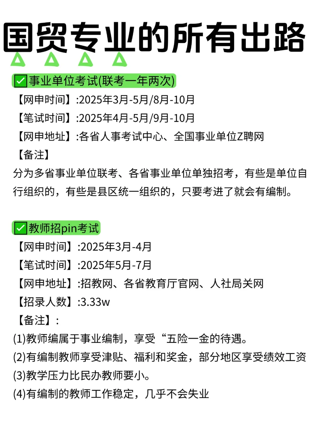 国贸专业的铁饭碗来咯