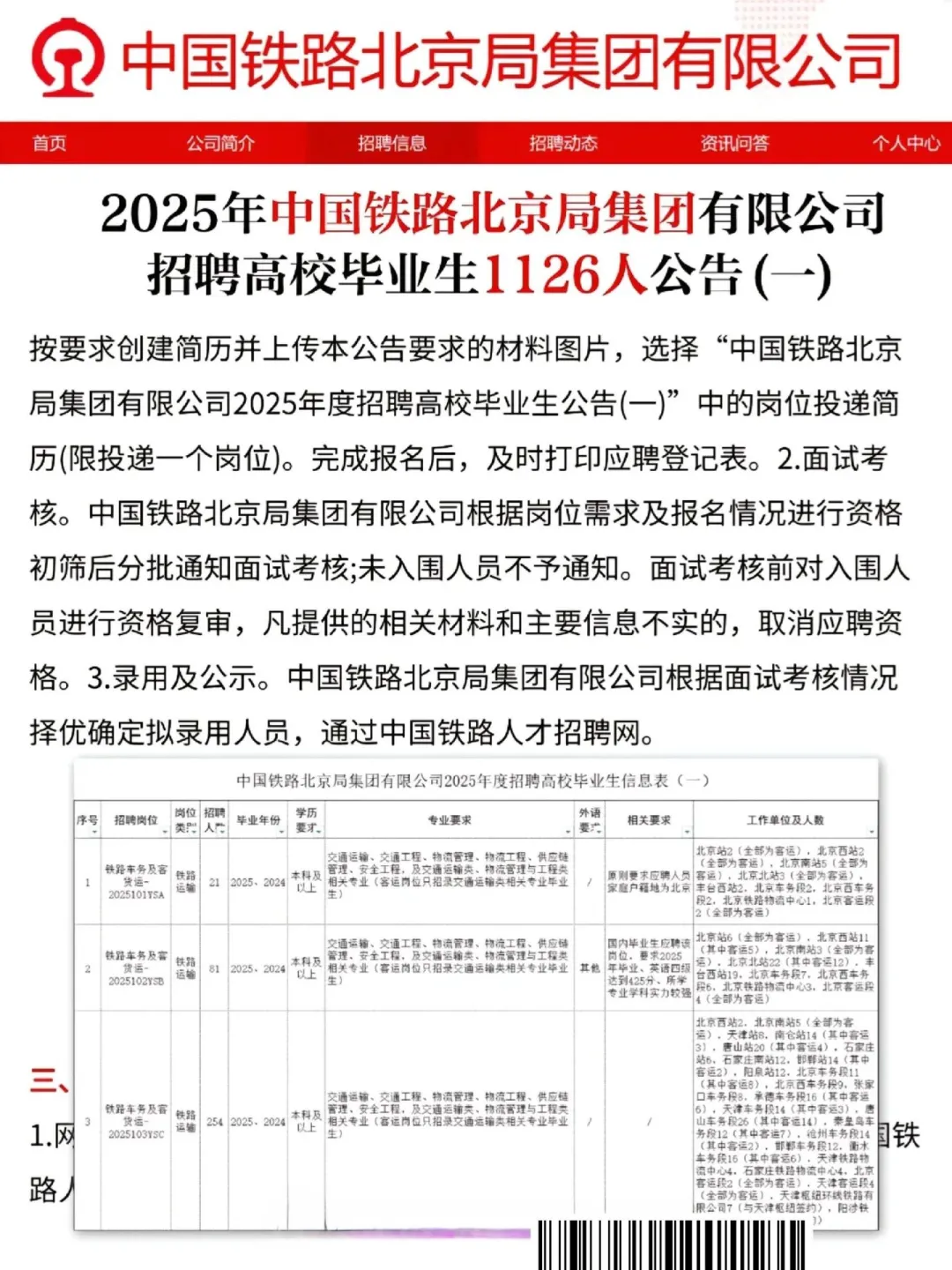 中国铁路北京局集团有限公司 ！！！