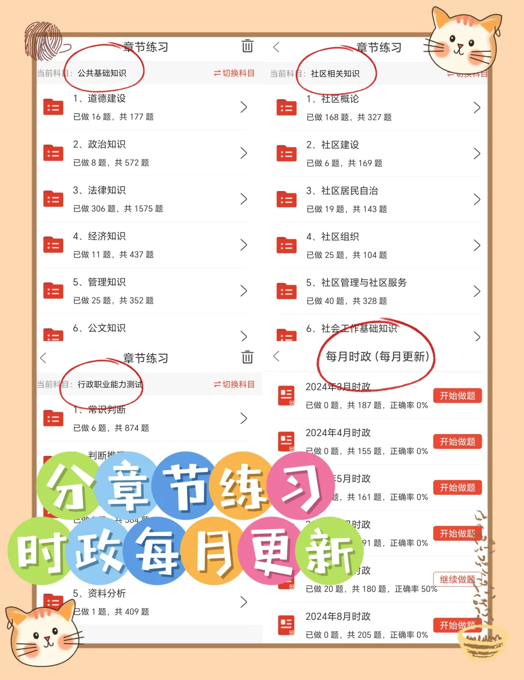 25社区招聘考试/考点集锦，直接拿捏住