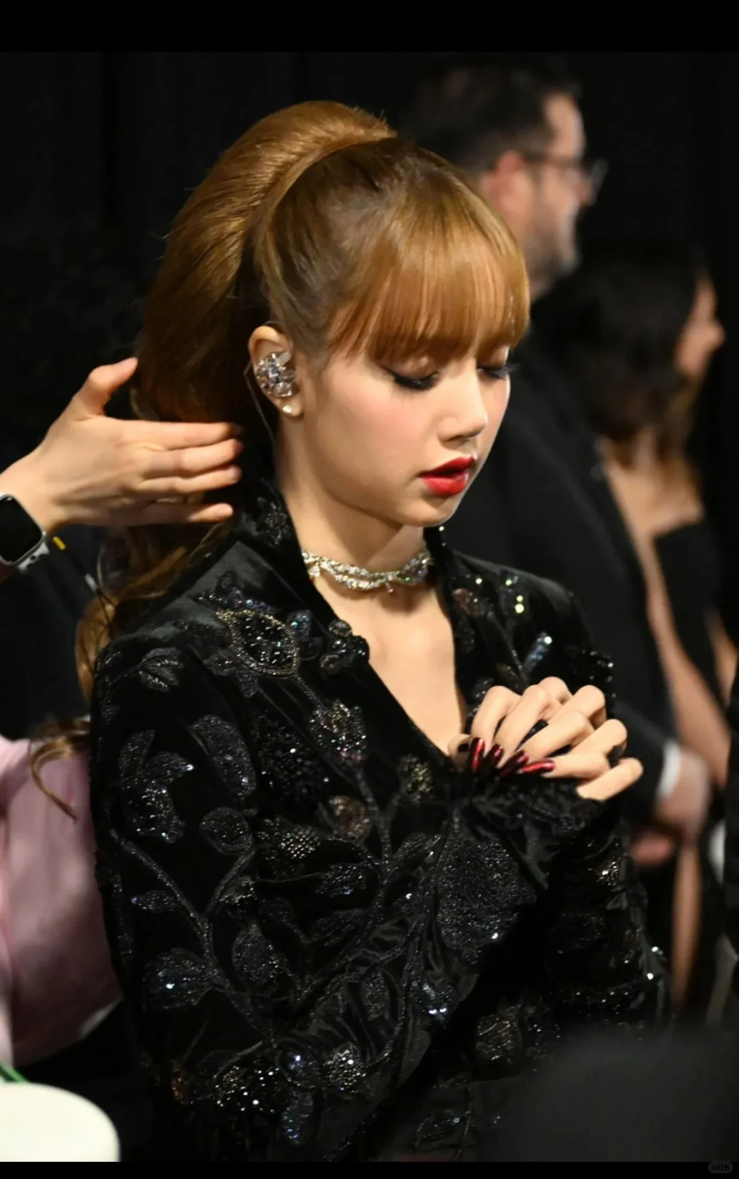 Lisa被拍後台照，KPOP第一人！