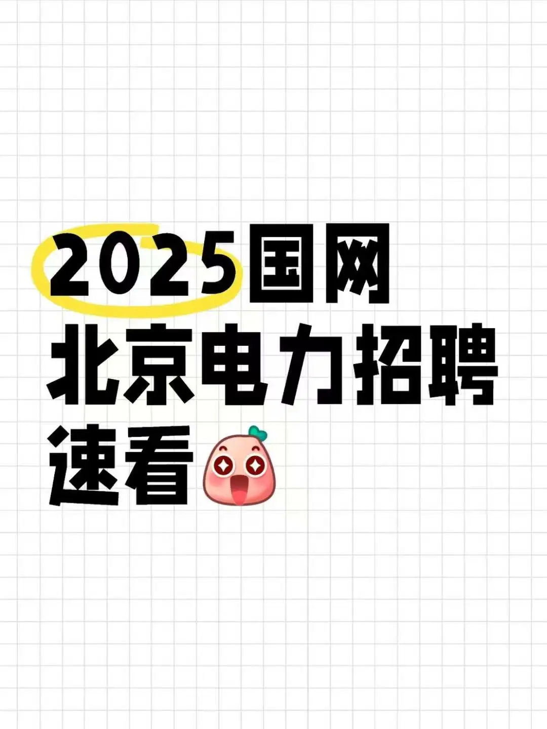 国网北京电力 2025 招聘，速看！