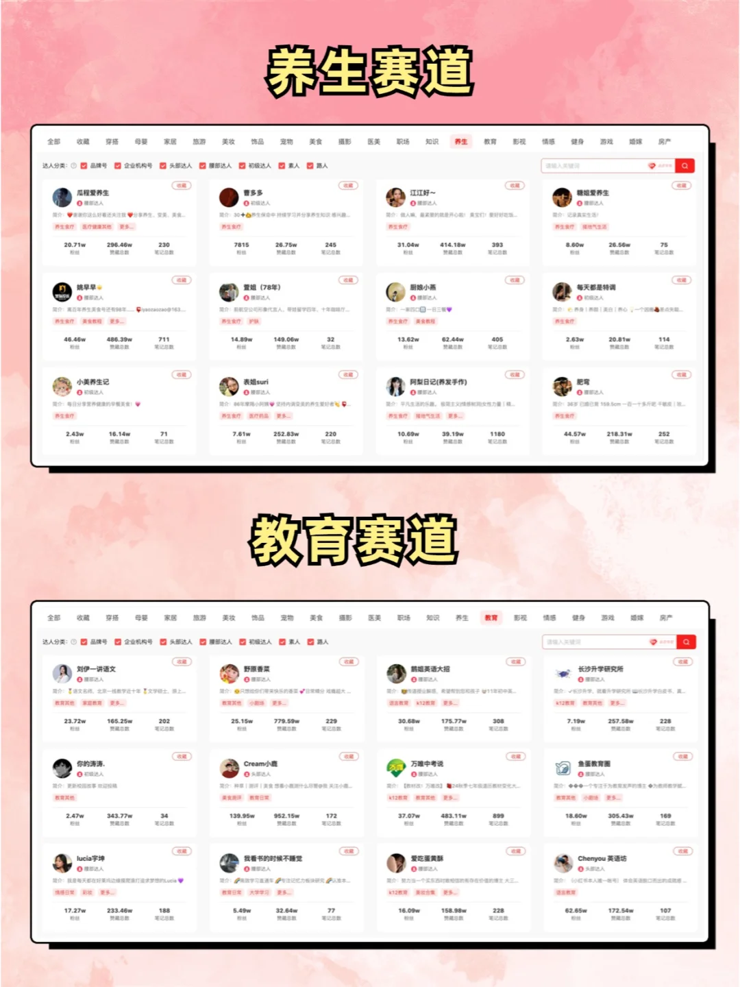 小红书对标账号网页版查询入口👉