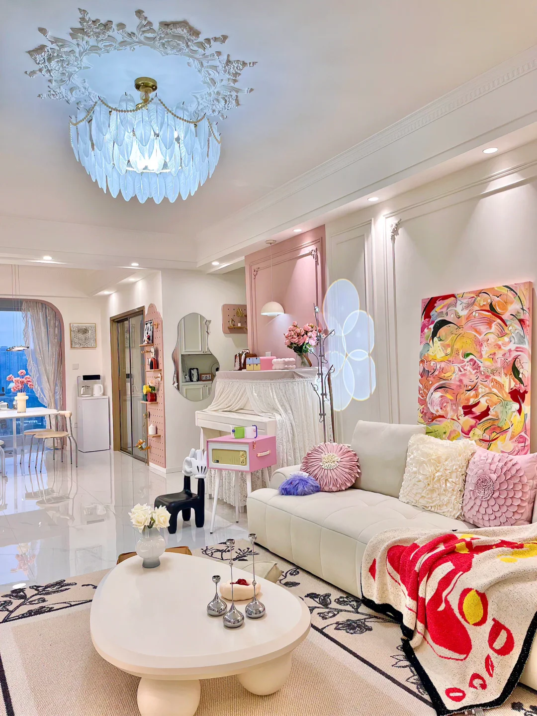 跟着“小红书网页版”过七夕🎉布置多巴胺小🏠