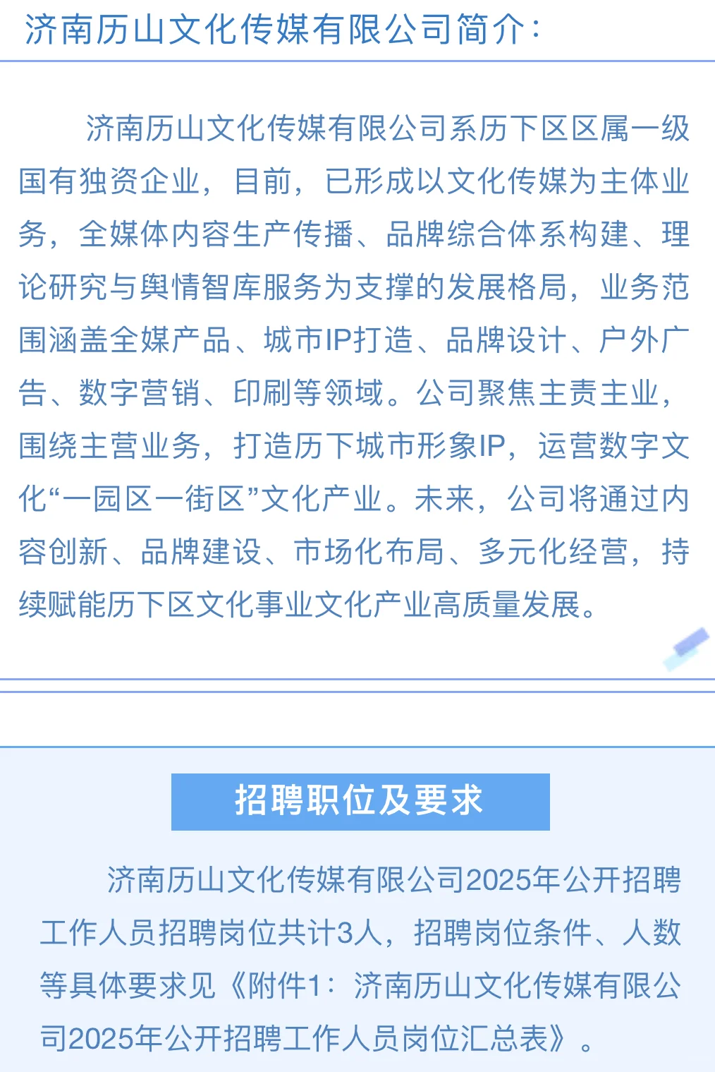 济南历山文化传媒有限公司
