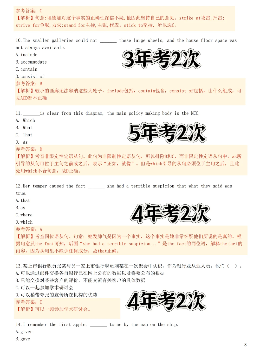 提醒即将参加4月参加农业银行招聘的考生们！