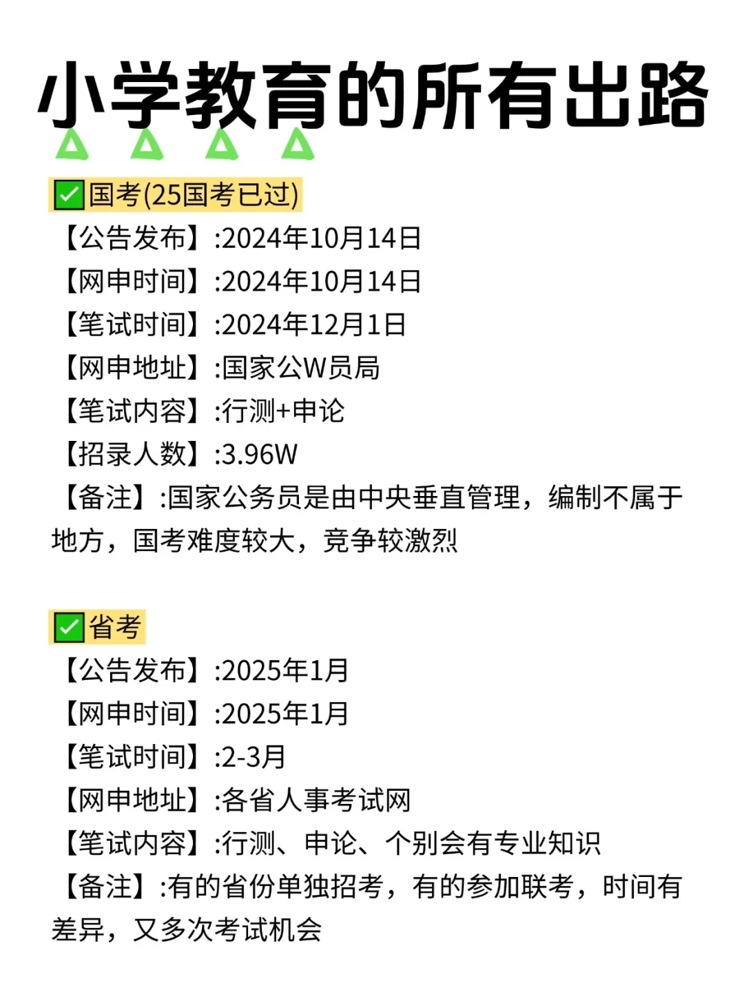 小学教育的铁饭碗来咯