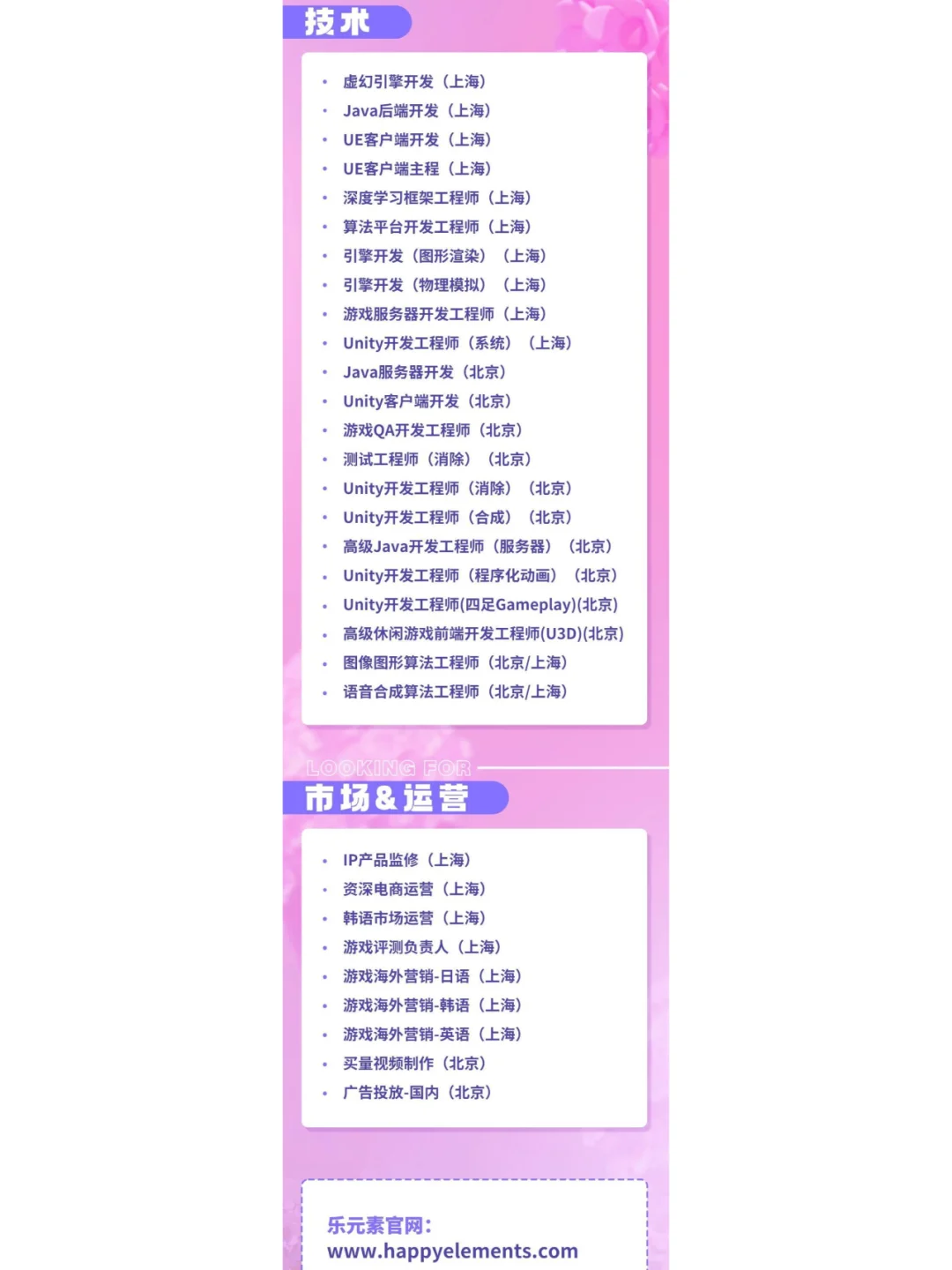 3月份游戏岗位热招汇总（一）