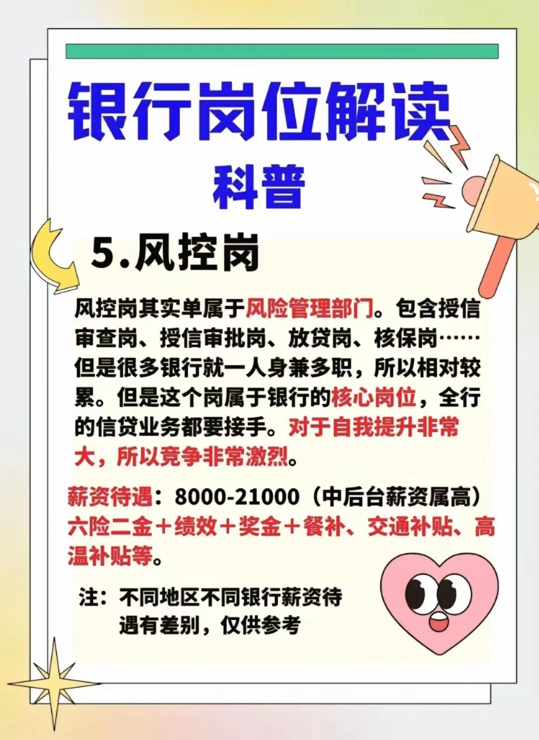 你知道银行都有哪些岗位吗