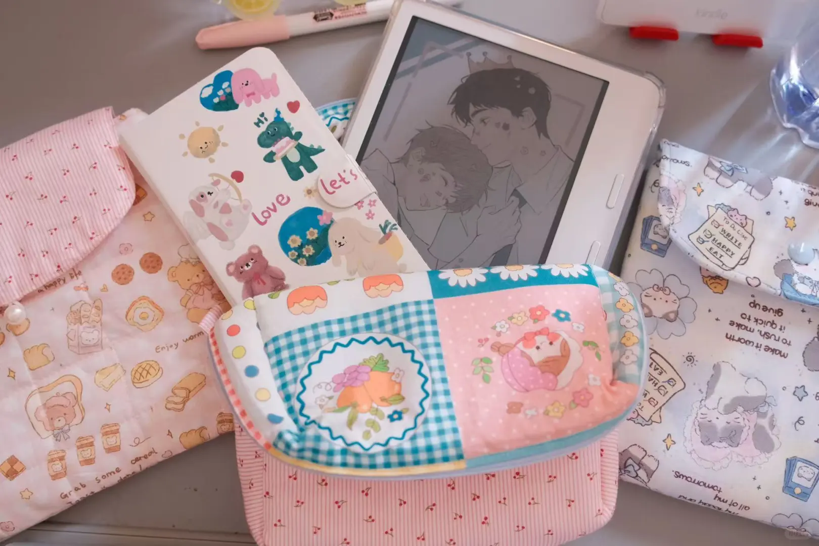 客订阅读器收纳包返图