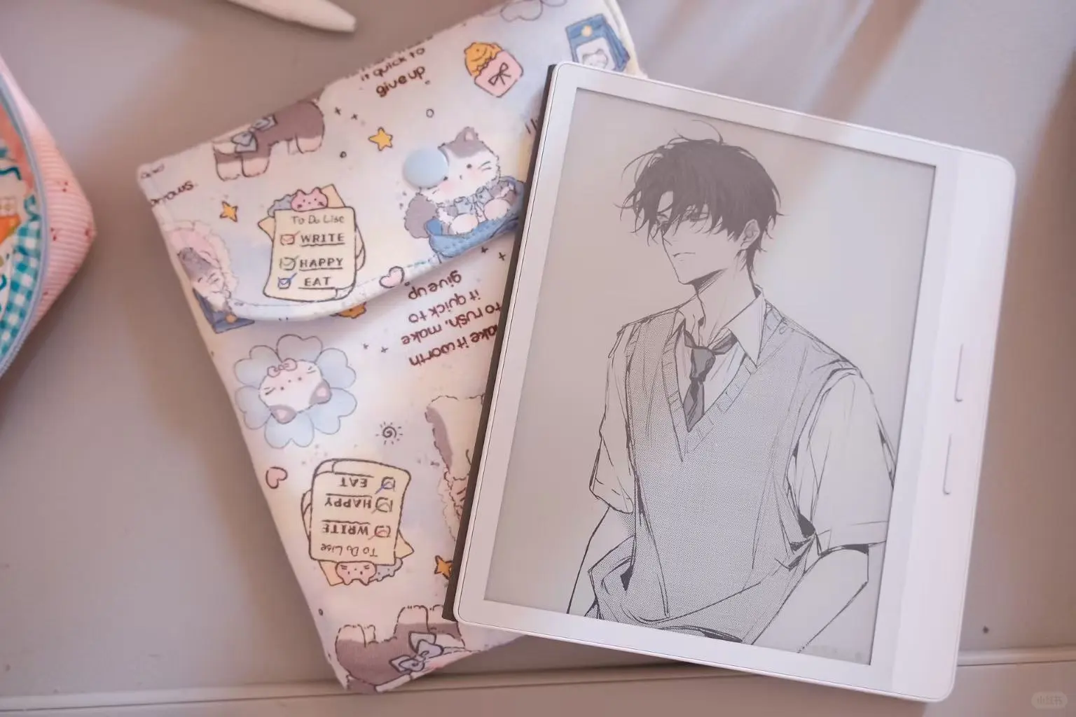 客订阅读器收纳包返图