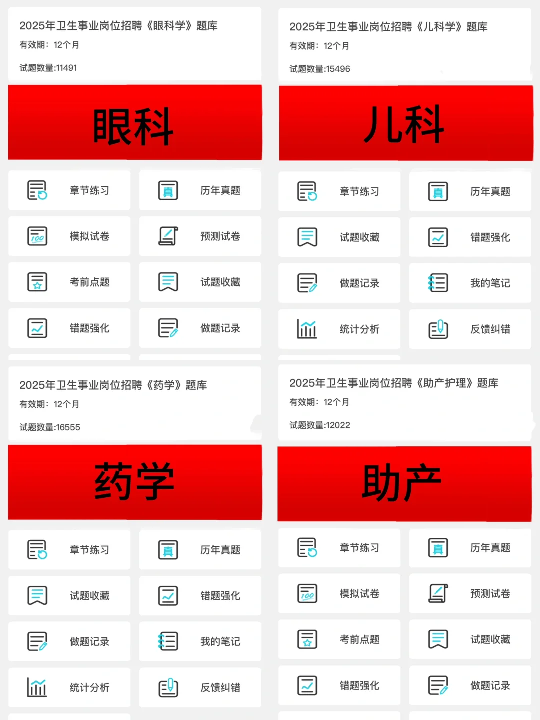 利辛县县直医疗考试，就这800题背完88➕