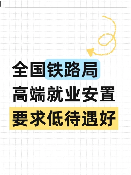 全国铁路局高端就业安置