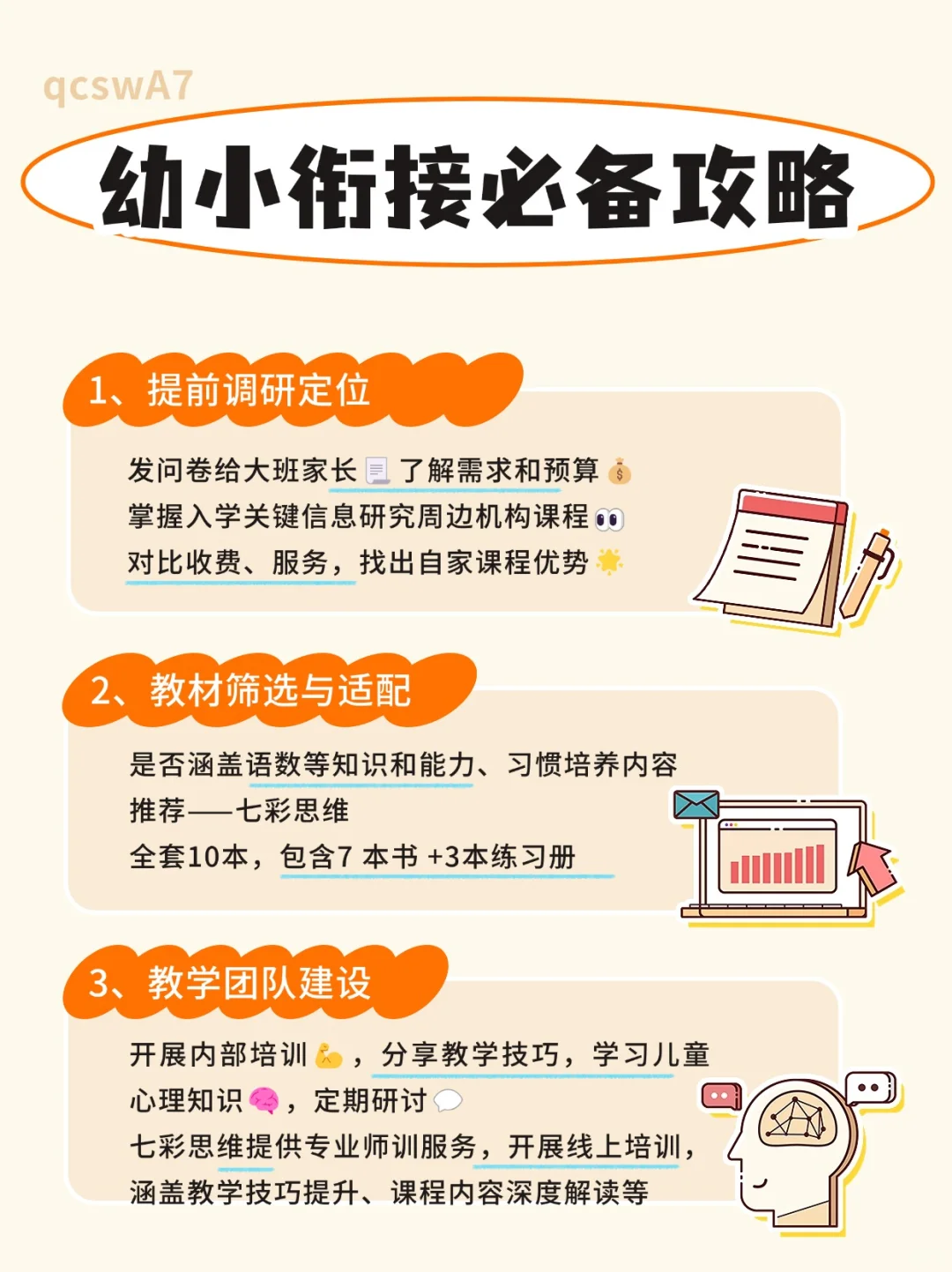 幼儿园幼小衔接开办攻略 无痛开班❗️