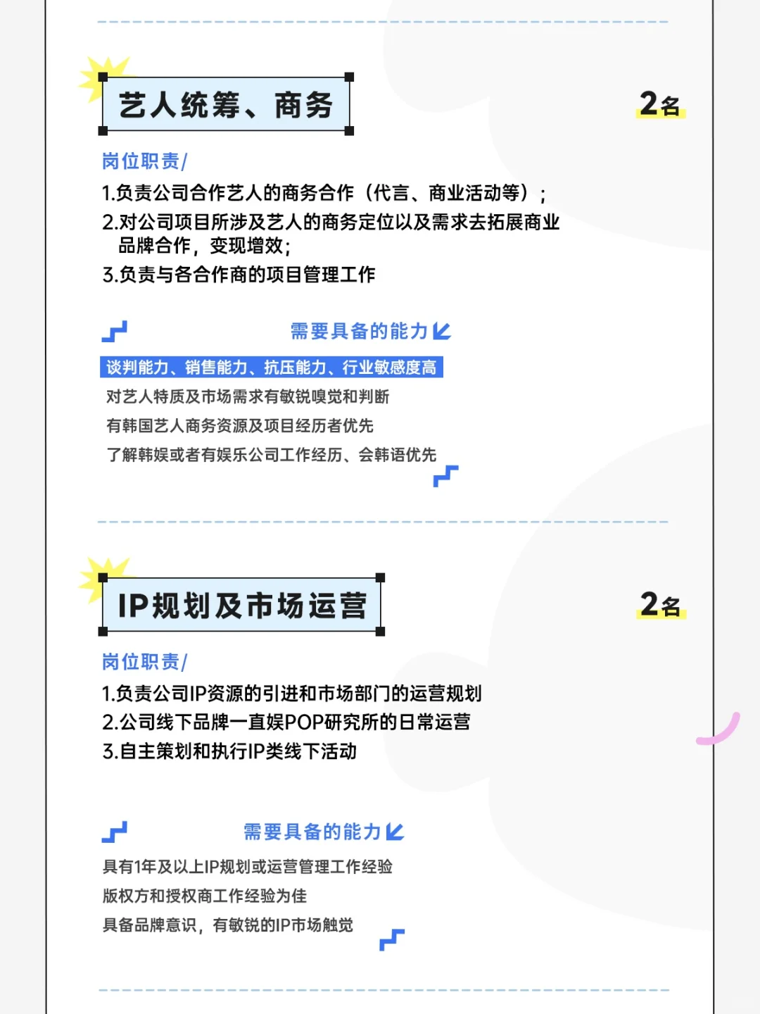 一直娱💙2025年度招聘正式开启