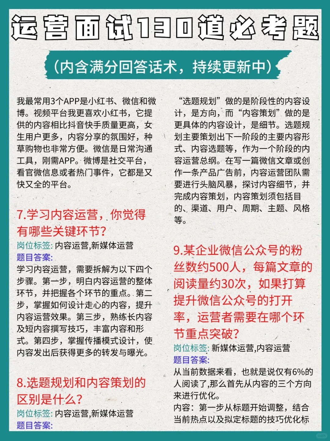 一个很恶心但可以快速拿到运营面试offer的方