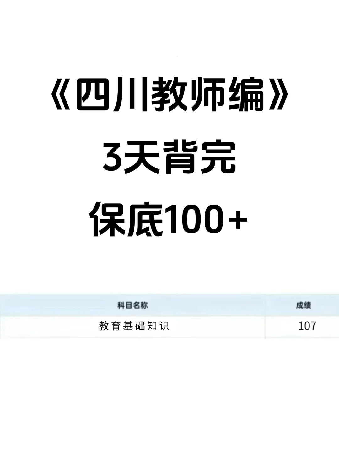 提醒一下，裸考参加4.19四川教师招聘的人