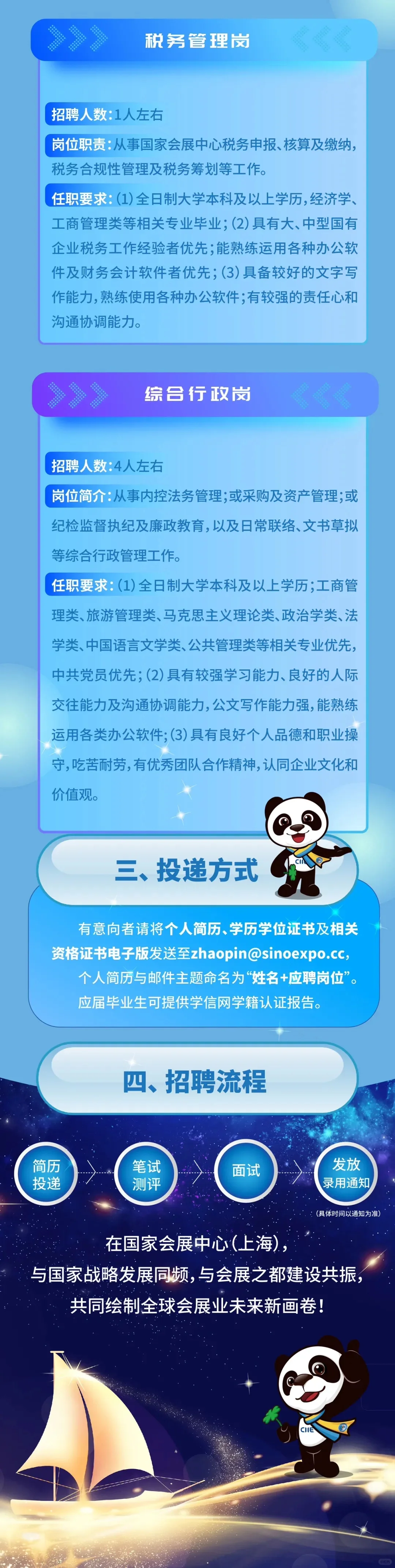 国家会展中心（上海）2025年度招聘