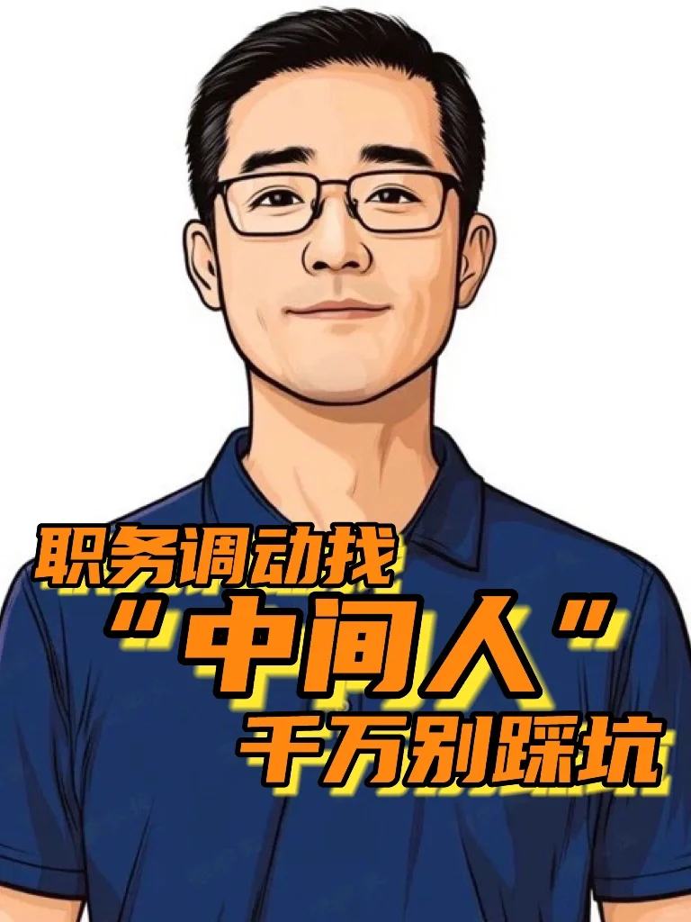 20万买来的教训：职务调动 “中间人” 的套路
