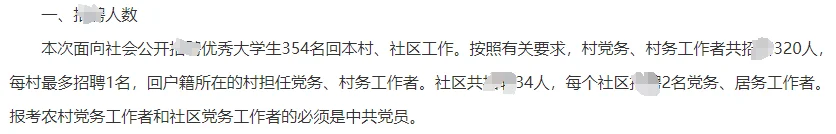 邯郸区县“大学生村官”，竞争难度🐔低！
