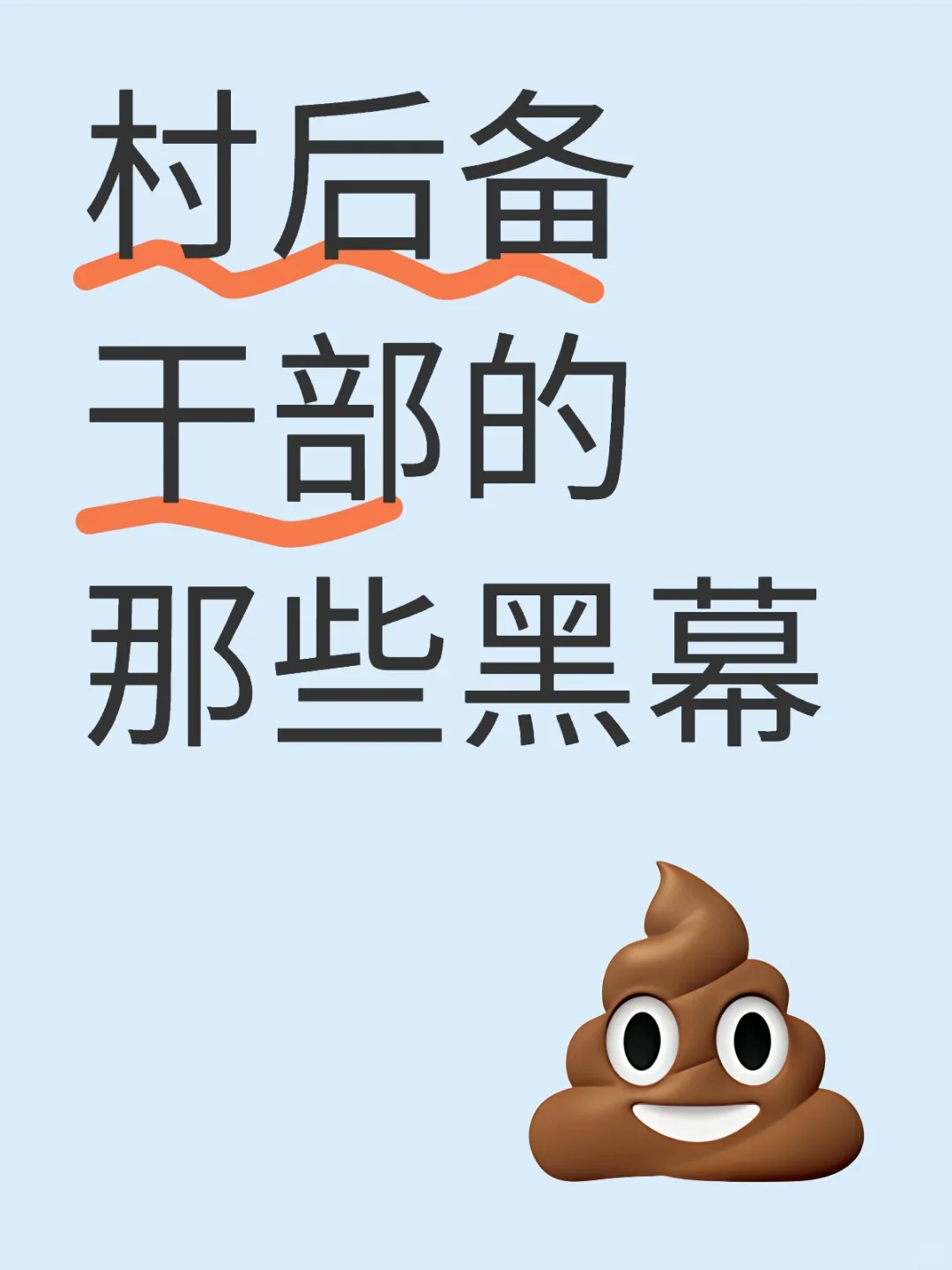 姐妹们谨慎报考村后备干部