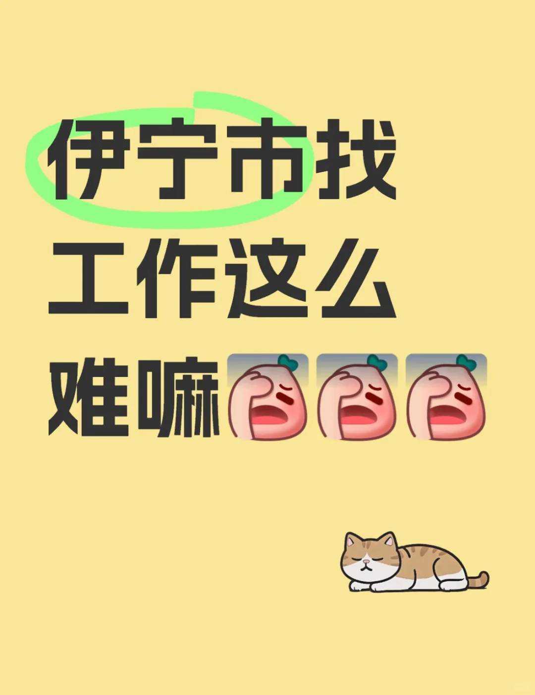 伊宁市的工作好难找、招聘平台的都不回复