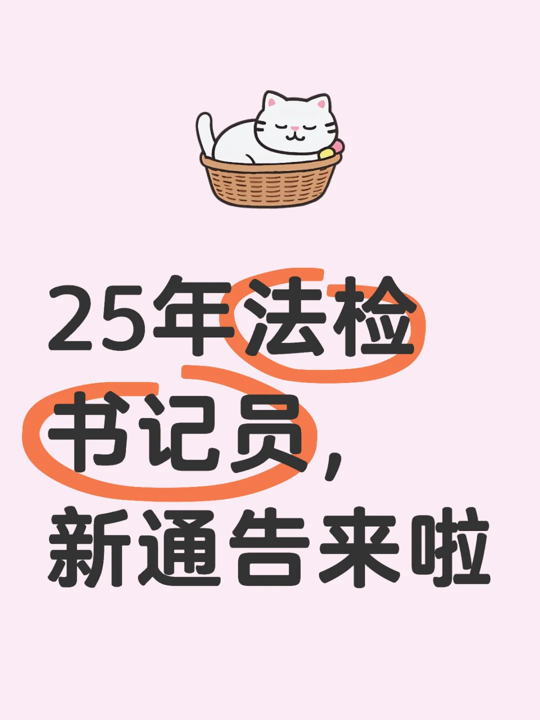 25年法检书记员，新通告来啦