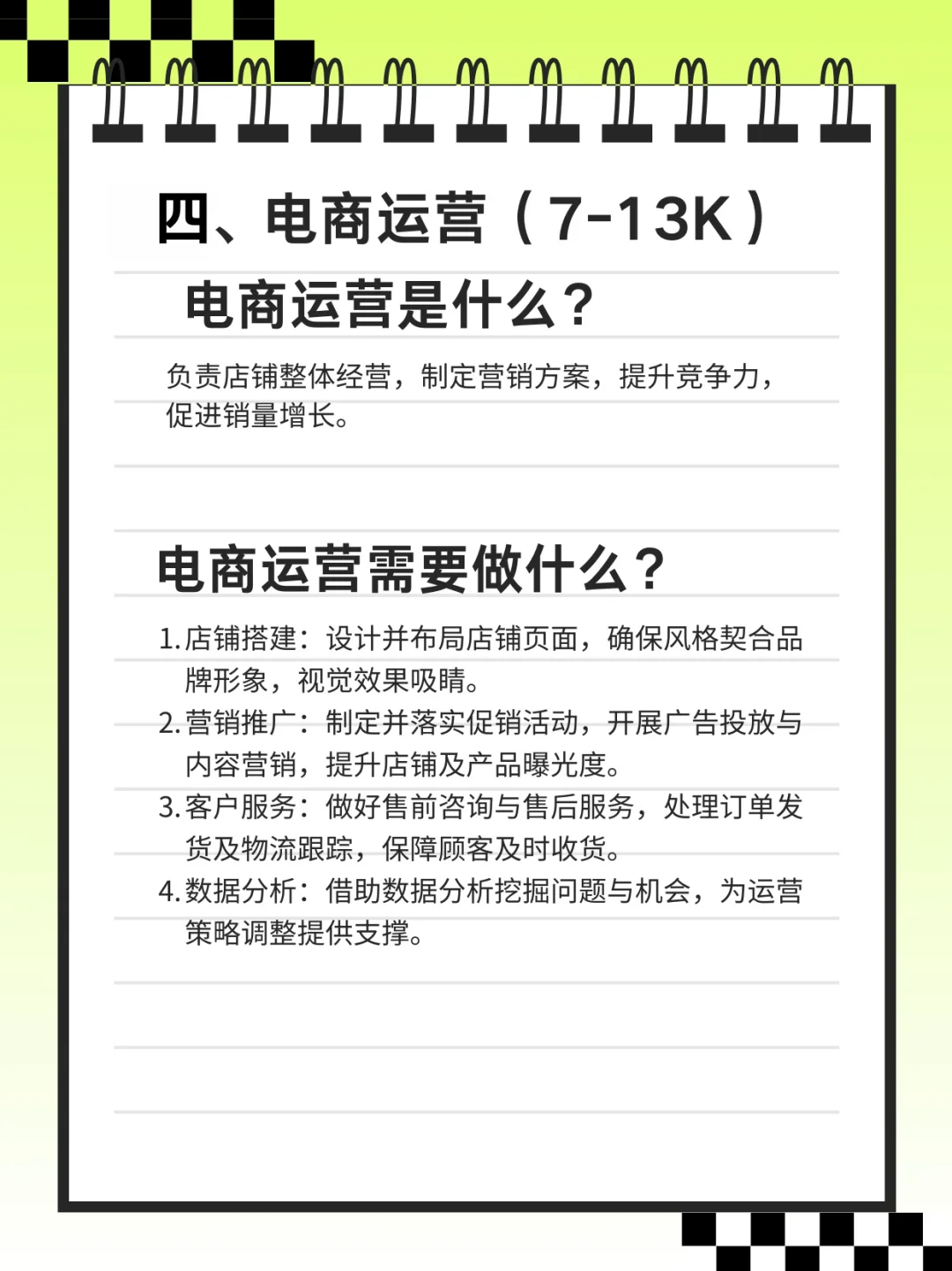 七大运营岗位全盘点，看看你适合哪一个？