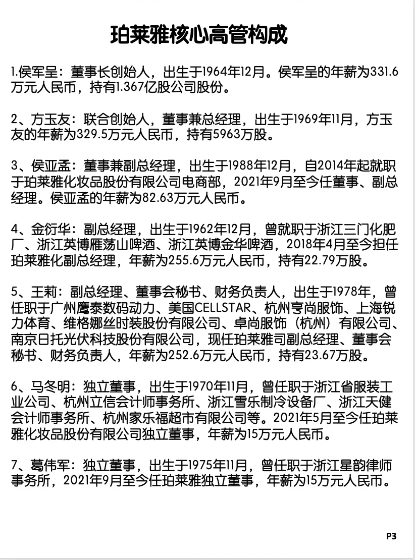 杭州美妆巨头珀莱雅，人均年薪25万，深度拆解