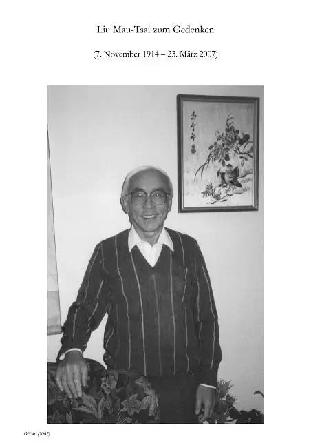 从满洲国外交官到德国首位汉学教授