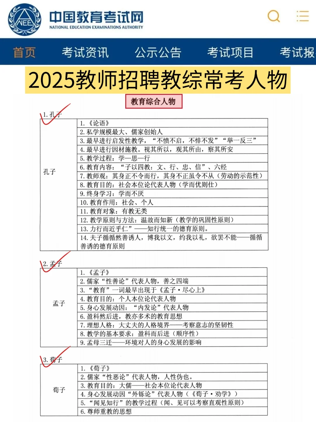 教师招聘三次备考经验，没有方向直接抄我的