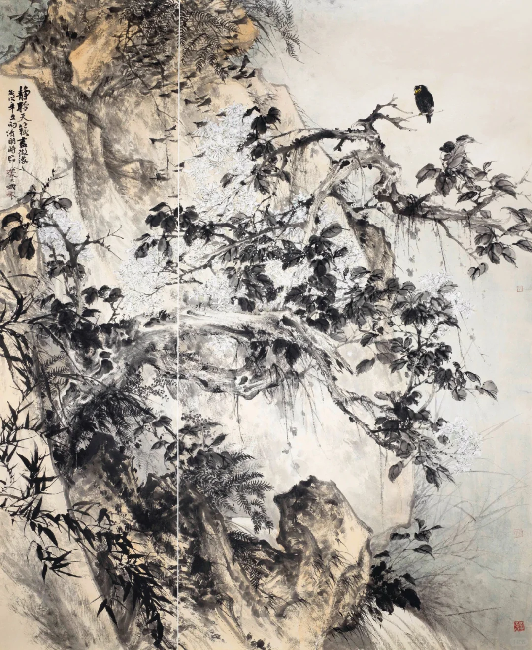 滉堂墨记｜静聆天籁尽微濛