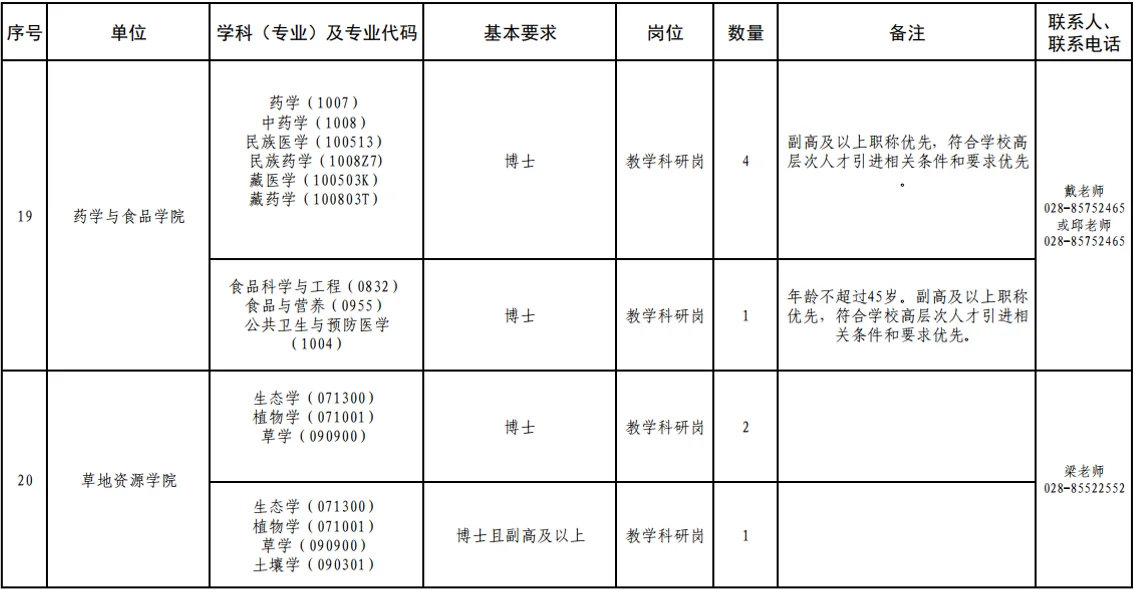 西南民族大学2025年招聘教师公告预聘制管理
