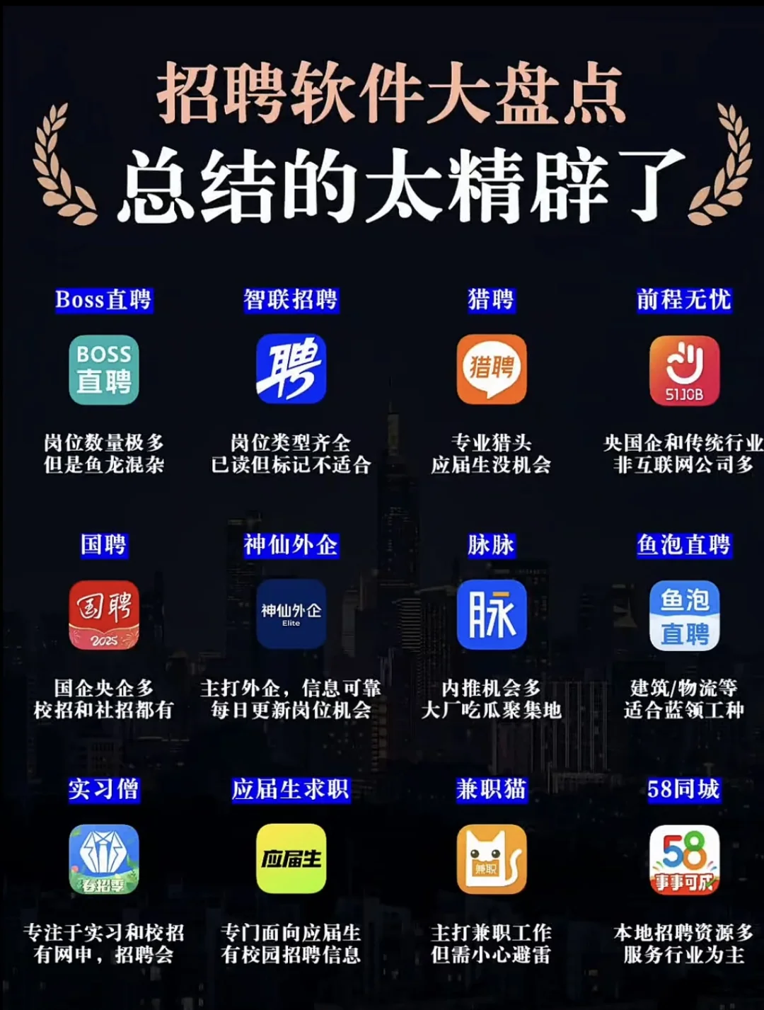 【求职季避坑指南来啦！🔥这些招聘软件优缺点