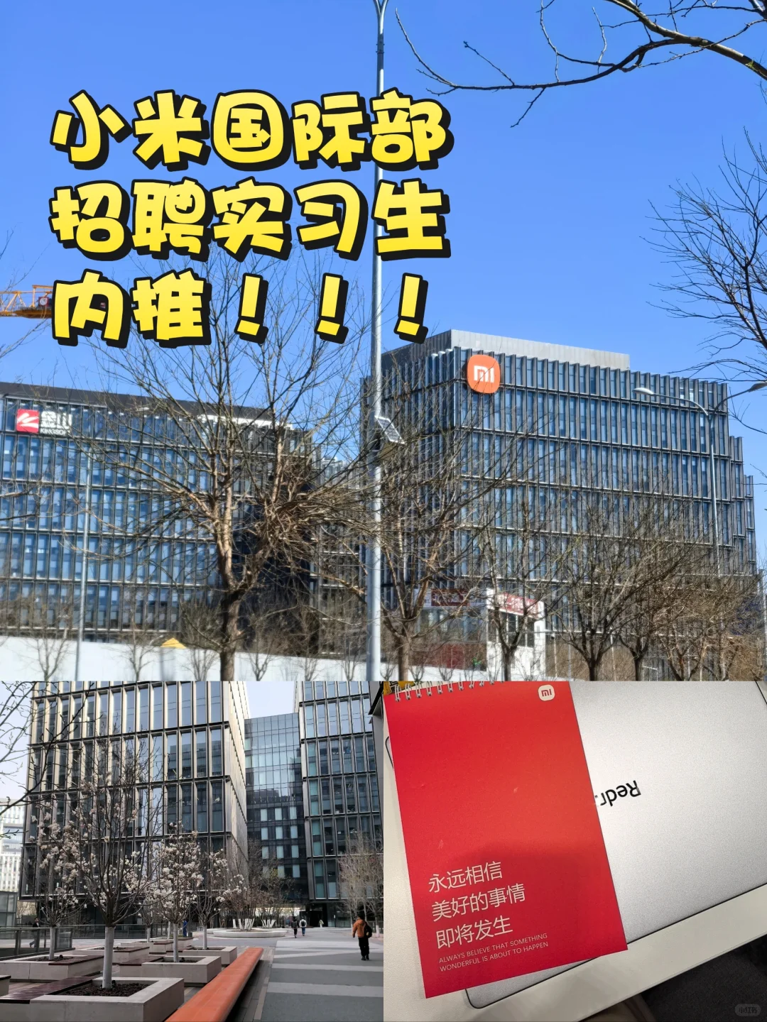 小米国际部招聘实习生内推！！！