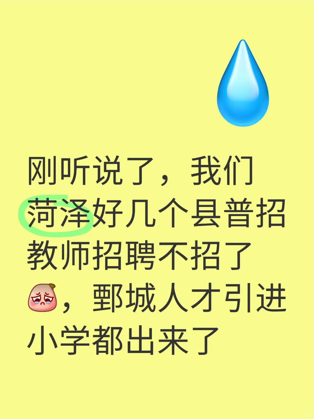 菏泽教师招聘情况