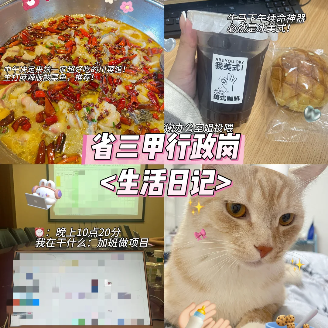 省三甲行政岗｜下班后10点20分我在干什么？