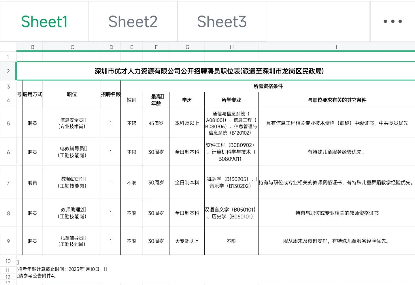 仅面试｜深圳市龙岗区民政局