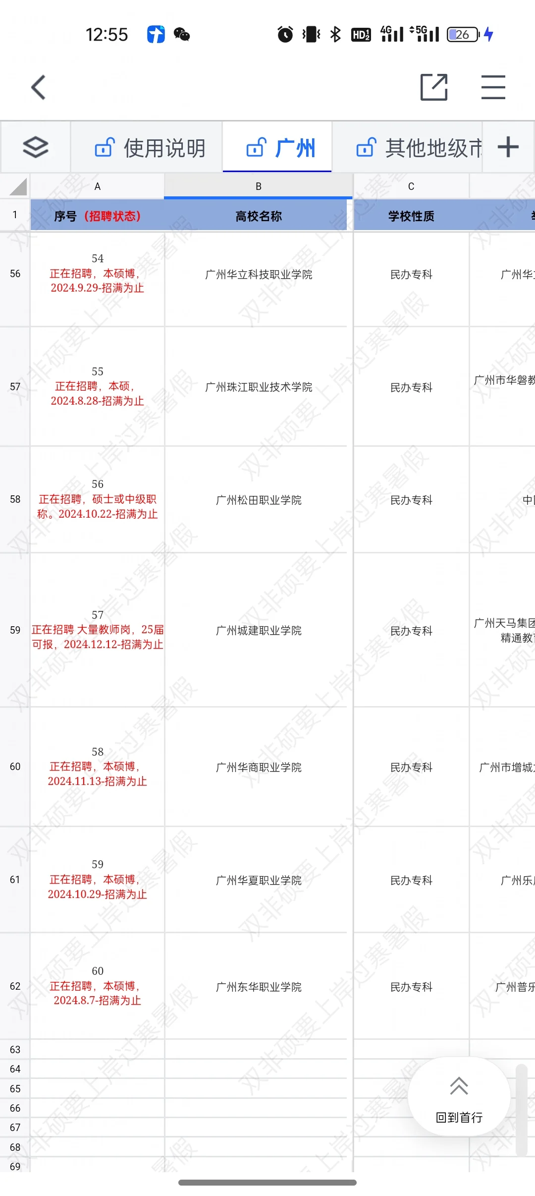 25届可以冲起来了！广东省高校已开始招聘