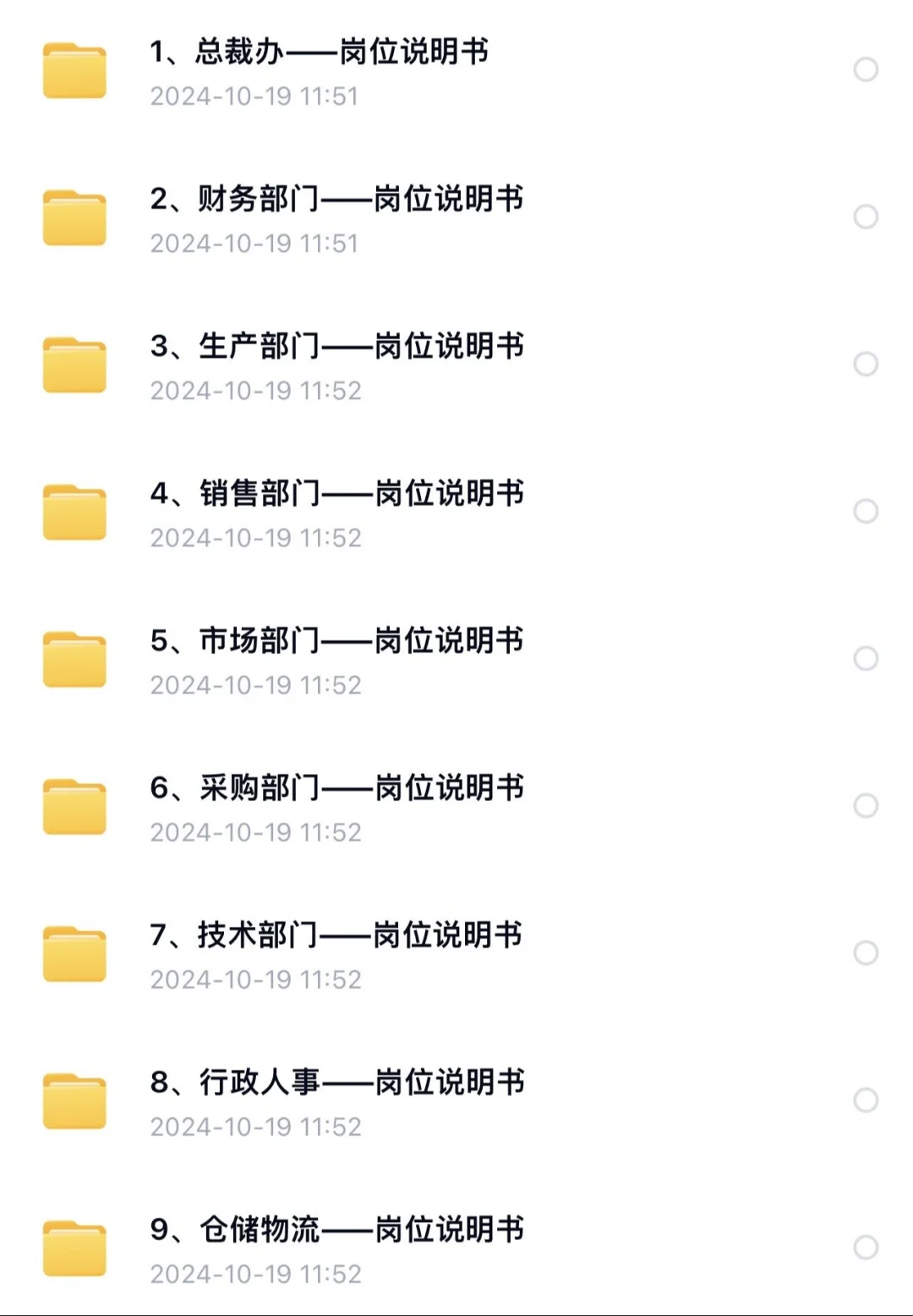 公司各岗位职责说明书#岗位职责#岗位说明书