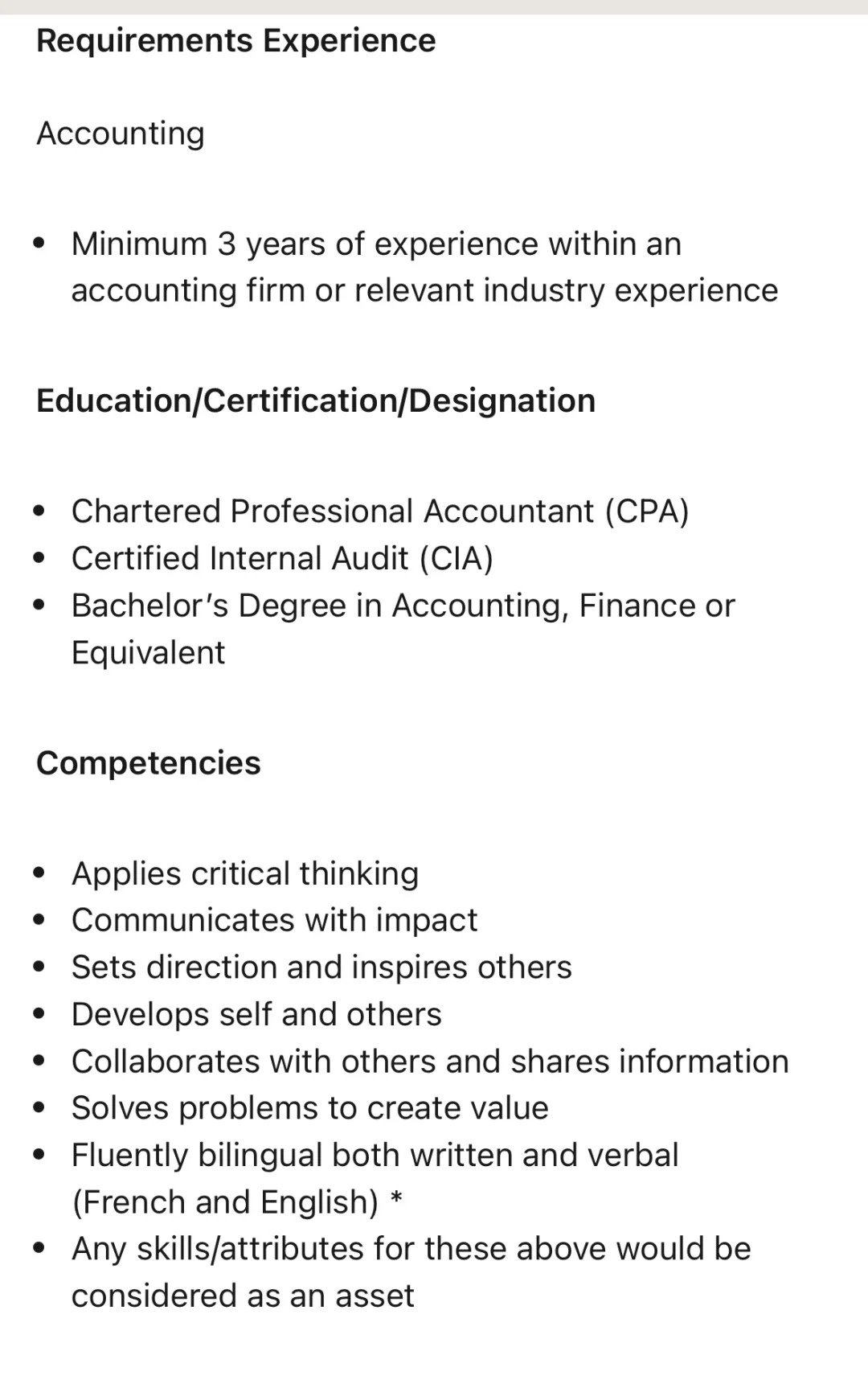 北美财务会计招聘公告解析之🇨🇦铁路局CN